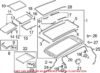 Genuine VW/Audi Sunroof Glass Seal 4M0877297A