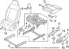 Genuine VW/Audi Seat Frame Trim Panel – Front Driver Side Outer 4M0881325G4PK