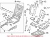 Genuine VW/Audi Seat Armrest Cup Holder 4M0885995A4PK
