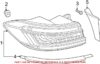 Tail Light Assembly – Pasenger Side (Outer) (Without LED Lamps Chrome Trim)