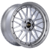 BBS LM 19x8.5 5x130 ET50 Diamond Silver Center Diamond Cut Lip Wheel - 71.6CB