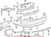 Bumper Cover Support Rail – Rear Passenger Side