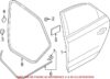 Door Seal – Rear Driver Side Lower