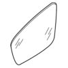 Side Mirror Glass – Passenger Side (Convex)