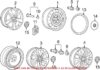 VW Wheel Trim Ring 5C0601157A – Genuine VW/Audi