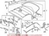 VW Convertible Top Latch 5C3871566A