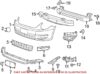 VW Bumper Cover Spacer Panel – Front Passenger Side 5C5807666C