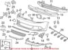 Bumper Cover Grille – Front Center (Satin Black)