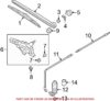 Genuine VW/Audi Back Glass Wiper Motor