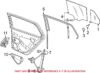 VW Window Regulator – Rear Driver Side 5GM839461C