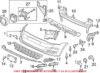 VW Grille – Front Passenger Side 5GM8536669B9