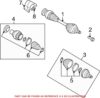 Genuine VW/Audi VW CV Joint Boot Kit – Front Inner 5N0498201