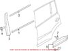 VW Door Applique – Rear Passenger Side 5N0839902A03C