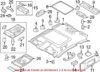 Genuine VW/Audi Sunroof Opening Trim 5N0867525A