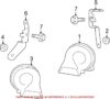 VW Horn 5N0951223A – Genuine VW/Audi
