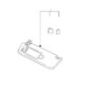 VW Sun Visor – Driver Side 5NN857551LSX4