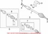Genuine VW/Audi CV Axle Assembly – Front Passenger Side