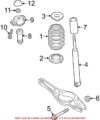 VW Bump Stop – Rear (w/ Electronic Suspension) 5Q0511357N