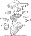 Genuine VW/Audi Fuse and Relay Center Bracket 5Q0907361G
