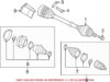 Axle Assembly – Front Passenger Side (Auto Trans) (New)