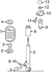 VW Shock Absorber – Rear