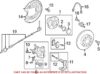 VW Disc Brake Caliper Bracket – Rear Passenger Side 5QM615426A