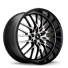 Konig Lace 16x7 10x100/114.3 ET40 Black/Machine Spoke