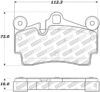 StopTech Street Touring Brake Pads