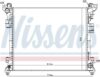 VW Radiator – Front – Nissens 61034