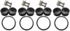 Torque Solution Billet Bumper Quick Release Kit Combo (Black): Universal