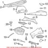 VW Trunk Floor Storage Box Clip 6H0867749