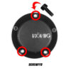 Konig Cap Screw (Black) For CAPFFB - Flow Formed (Single)