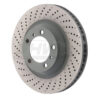 SHW 15-16 Porsche 911 Carrera4 GTS 3.8L w/o Ceramic Brake Left Frt Drill-Dimp MB Rotor (99135140301)