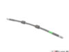 Front Hydraulic Sway Bar Hose - Braided steel with Green Stripe