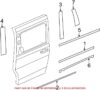 VW Door Applique – Rear Passenger Side Forward 7B0847902