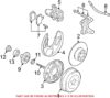 VW Disc Brake Caliper – Rear Passenger Side 7D0615424B