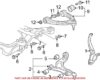 Genuine VW/Audi Suspension Control Arm – Front Upper 7L8407021