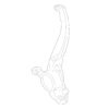 Genuine VW/Audi Steering Knuckle – Front Driver Side 7L8407257B