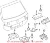 VW Trunk Lock Actuator Motor 7P0827505M