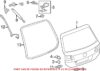 VW Hatch Seal – Rear 7P6827705A