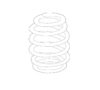 Genuine VW/Audi Coil Spring – Rear 80A511115AK
