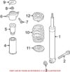 Genuine VW/Audi Coil Spring Insulator – Rear Upper 80A512149