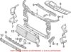 Genuine VW/Audi Radiator Support Bracket – Driver Side 80A805527