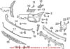 Genuine VW/Audi Bumper Impact Bar Bracket – Front Driver Side 80A807133