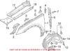 Genuine VW/Audi Mud Guard – Front Passenger Side 80A863188A