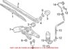Genuine VW/Audi Back Glass Wiper Arm 80A9554071P9