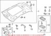 Genuine VW/Audi Sun Visor – Passenger Side