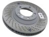 Porsche Disc Brake Rotor – Front Passenger Side (350mm) (Cross-Drilled) 99735140601 – OE Supplier 99735140601