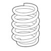 Genuine VW/Audi Coil Spring – Front (Sport) 8E0411105DG