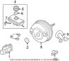 VW Brake Booster Vacuum Hose (w/ Check Valve) 8E1611931P